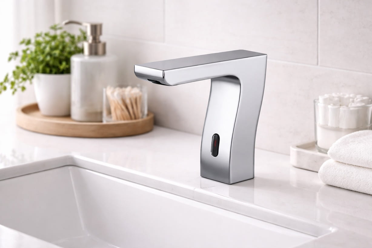 FS-201LDP chrome touchless faucet